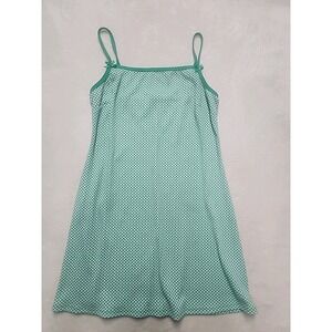 Wild Fable Nighty Gown Green/White‎  Check Size Medium